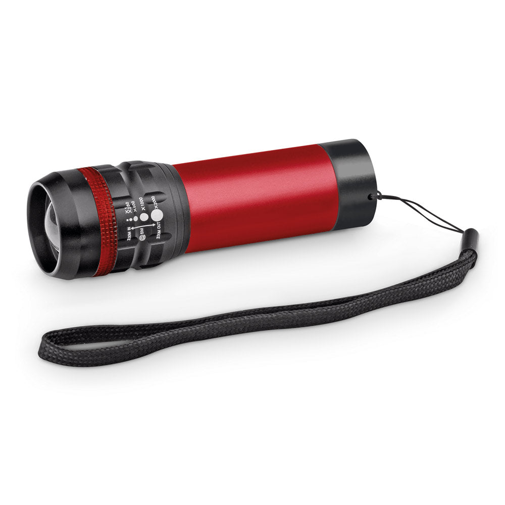 Zoomin. Aluminium Torch With Zoom Function With 3 Light Modes