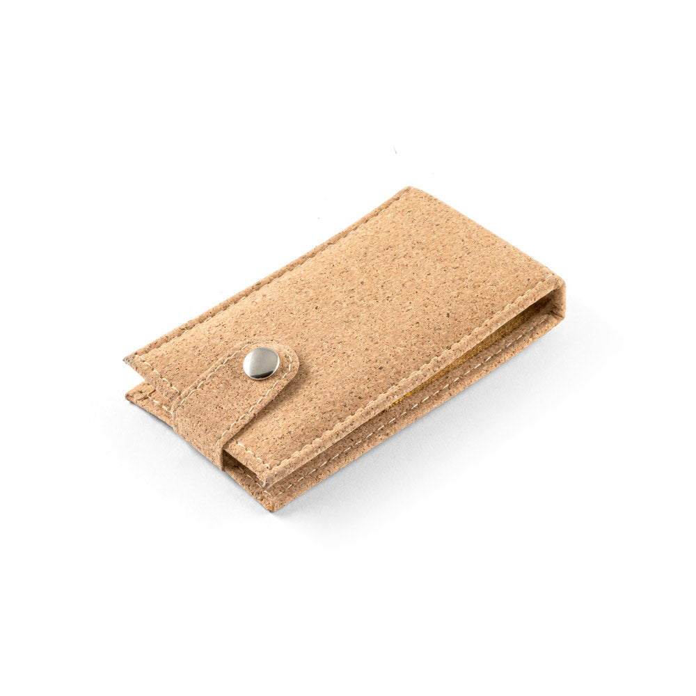 Zena. Stainless Steel Manicure Set In Cork Pouch