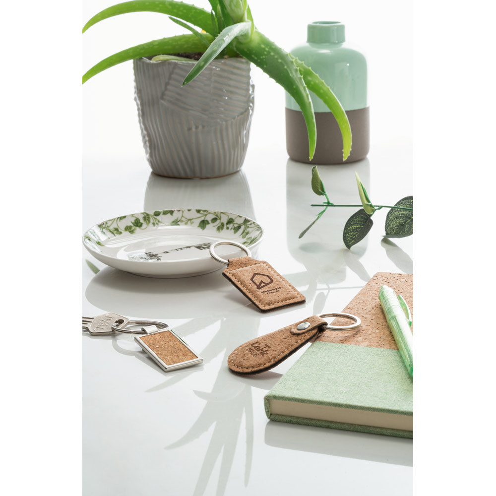 Millau. Cork Keyring