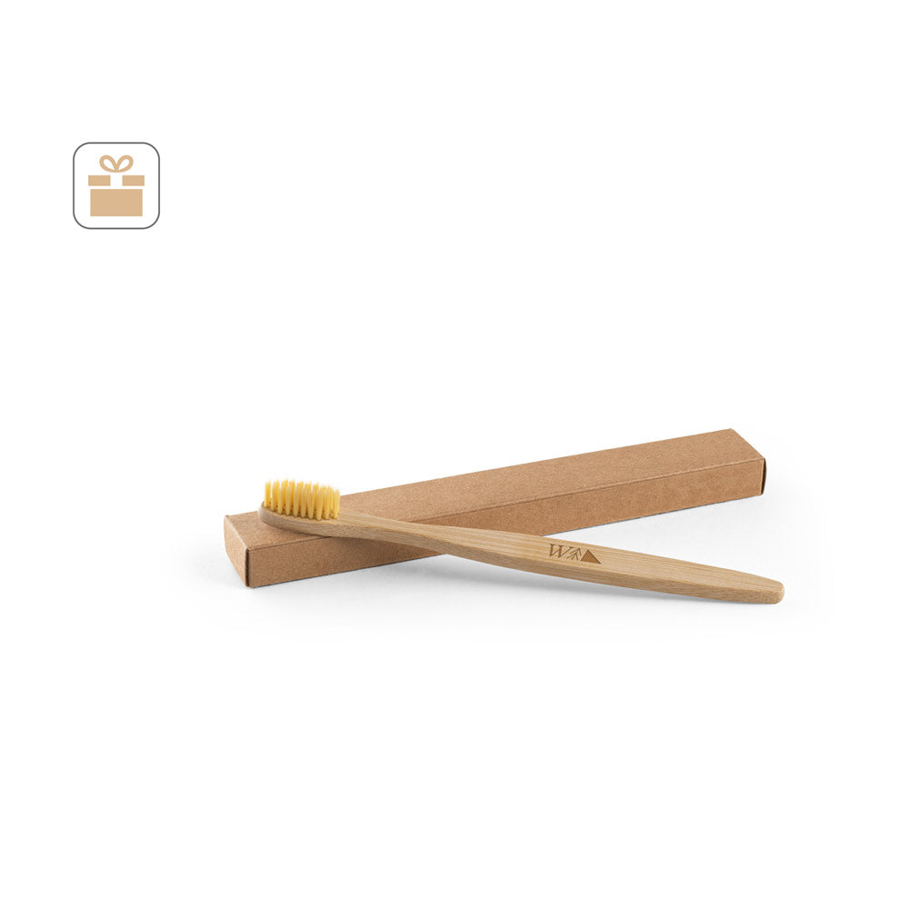Delany. Toothbrush With Bamboo Body And Nylon Bristles