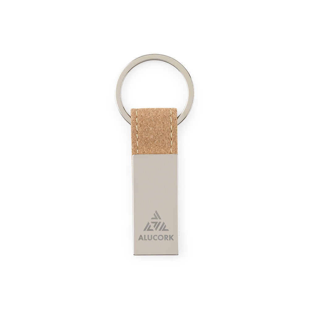 Gosling. Set Consisting Of A Card Holder And A Key Holder, Both In Metal And Cork