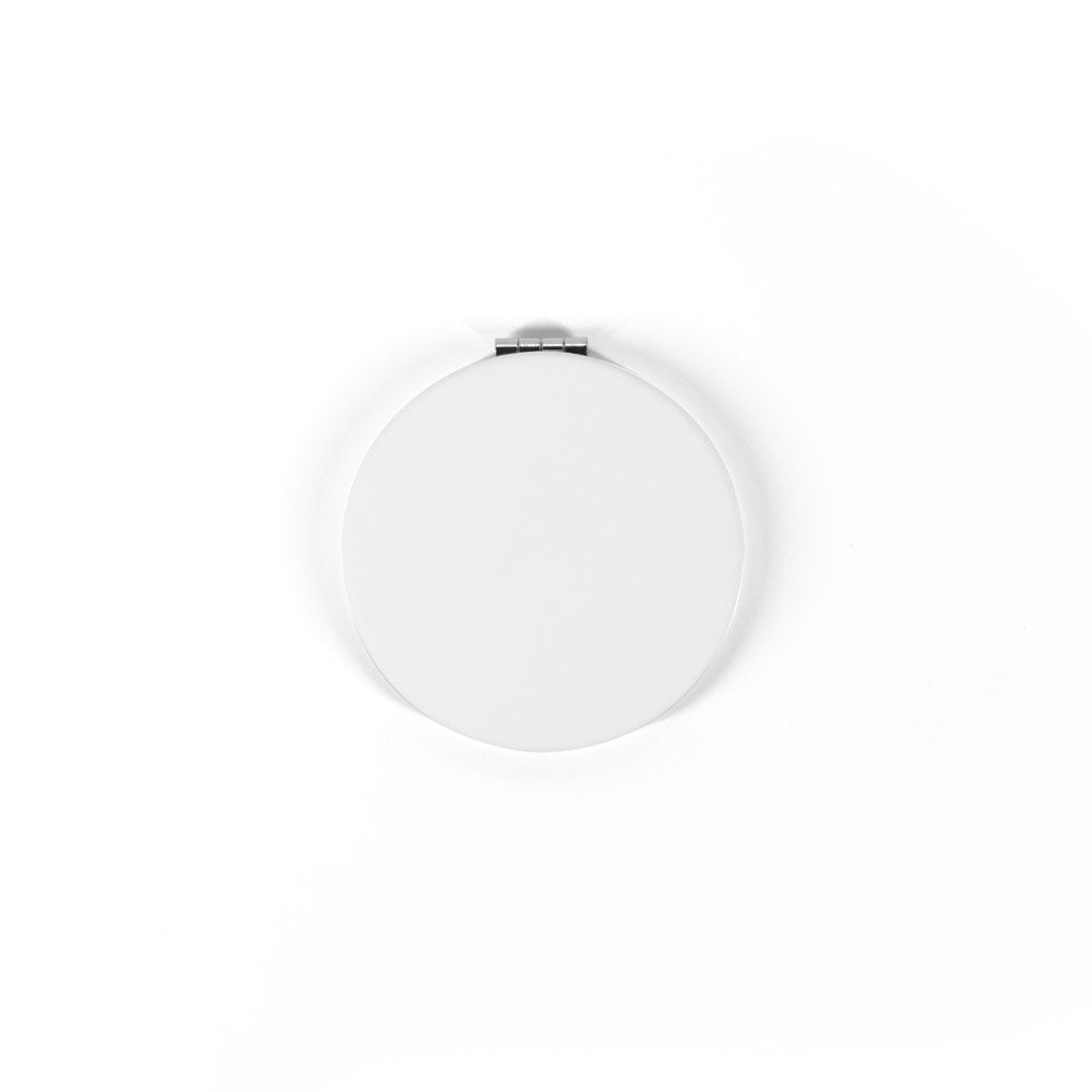 Freya. Double-Sided Round Mirror With Matte Pu Exterior
