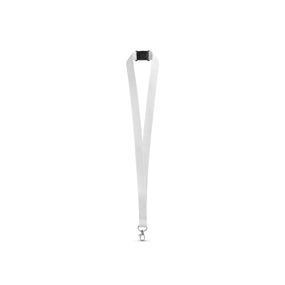 Leeds. Polyester Lanyard With Safety Clasp