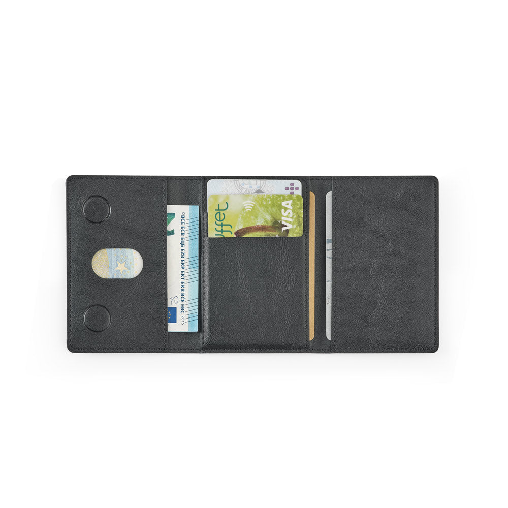 Harald. High-Capacity Pu Magnetic Wallet With Rfid Blocking