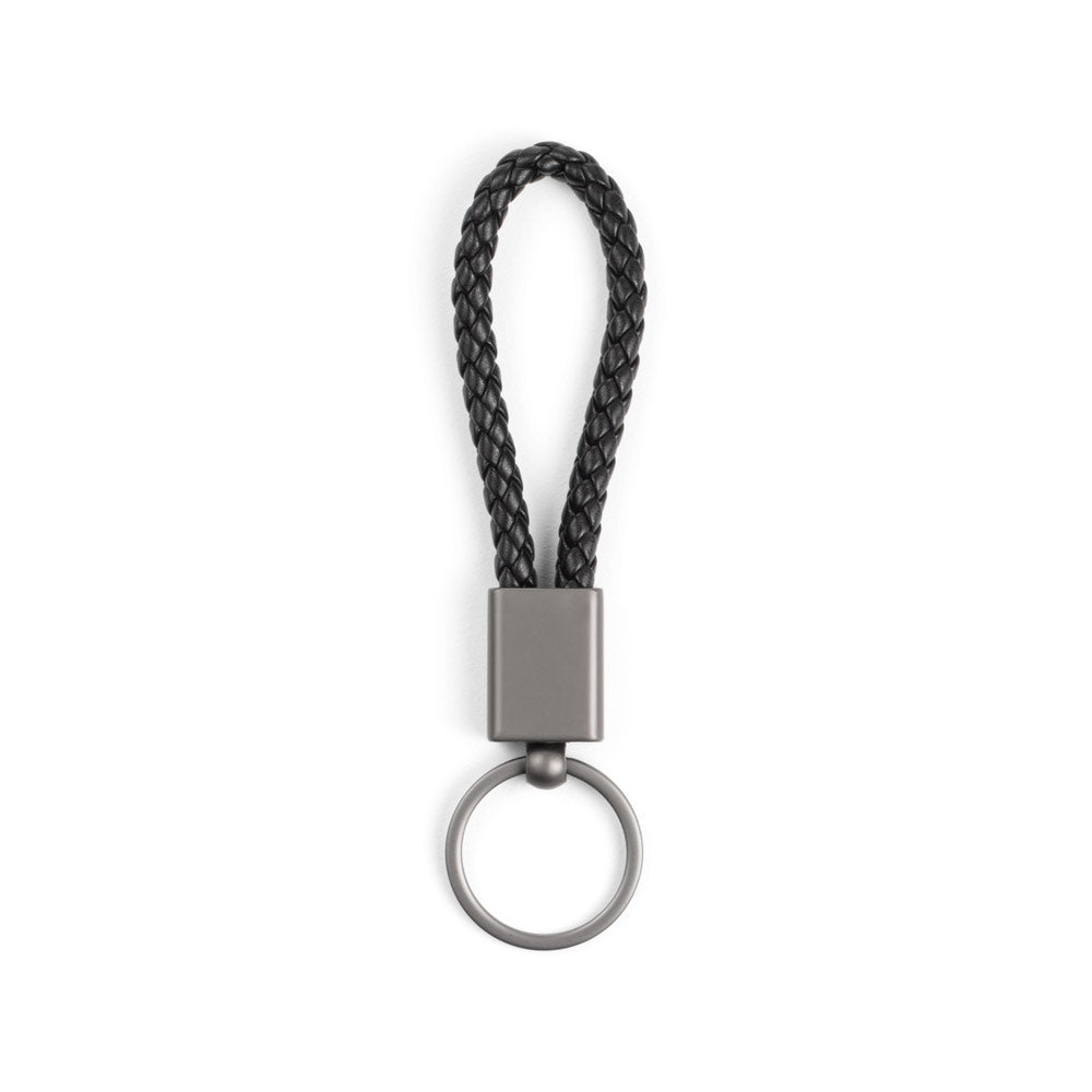 Ketchum. Rectangular Key Holder With Braided Polyester Cord (21% Recycled) And Polyurethane (79% Recycled)