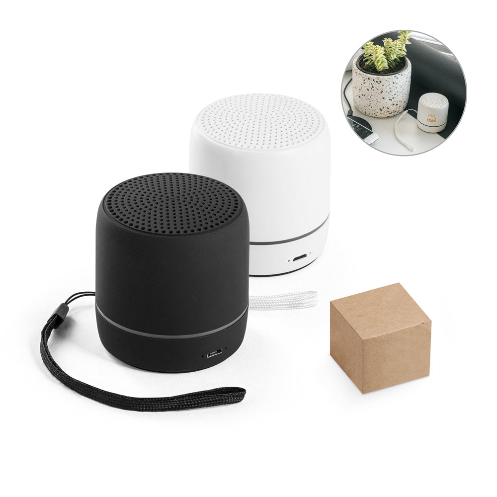 Turing. Portable 3W Speaker With 4 Hours Of Battery Life On Recycled Abs (100% Rabs)