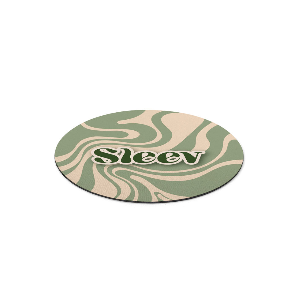 Blair Round. Round Shaped Mouse Pad With Rubber Base