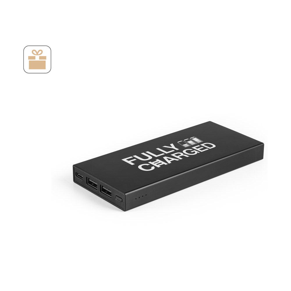 Dorothy 10. 10.000 Mah Power Bank In Recycled Aluminium (100% Ral)