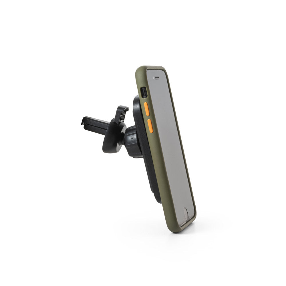 Koch. Car Smartphone Holder With Wireless Magnetic Charger 15W In Recycled Abs (100% Rabs)