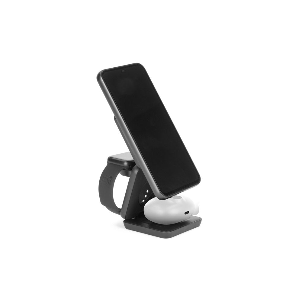 Broglie. Super Fast 15W 4-In-1 Magnetic Wireless Charger In Recycled Abs (100% Rabs)