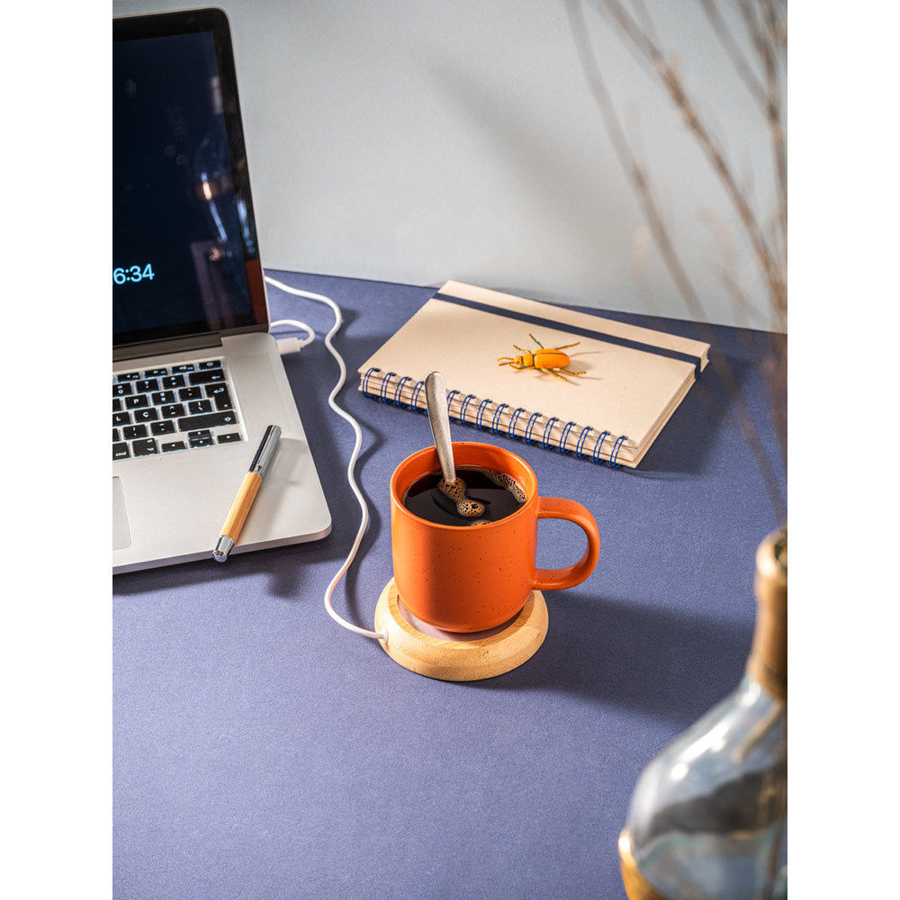 Gates. Mug Warmer With Bamboo Body