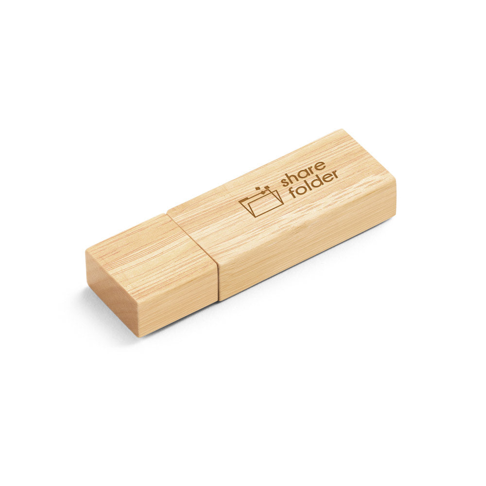 Venter 8Gb. Usb Stick With 8Gb In Bamboo