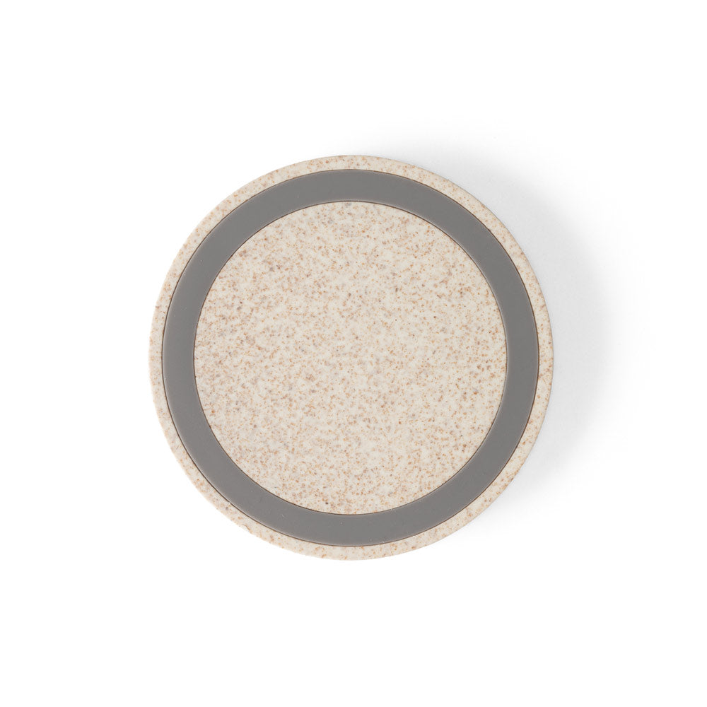 Cuvier. 15W Wireless Charger In Recycled Abs (65% Rabs) And Wheat Straw Fiber (35%)