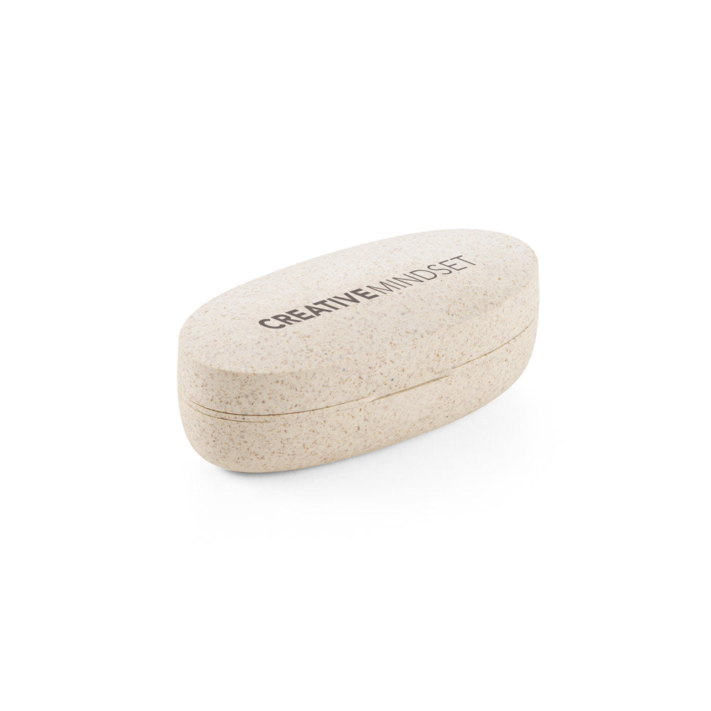 Fourier. Wireless Earphones With 3-Hour Battery Life In Wheat Straw Fibre And Pp