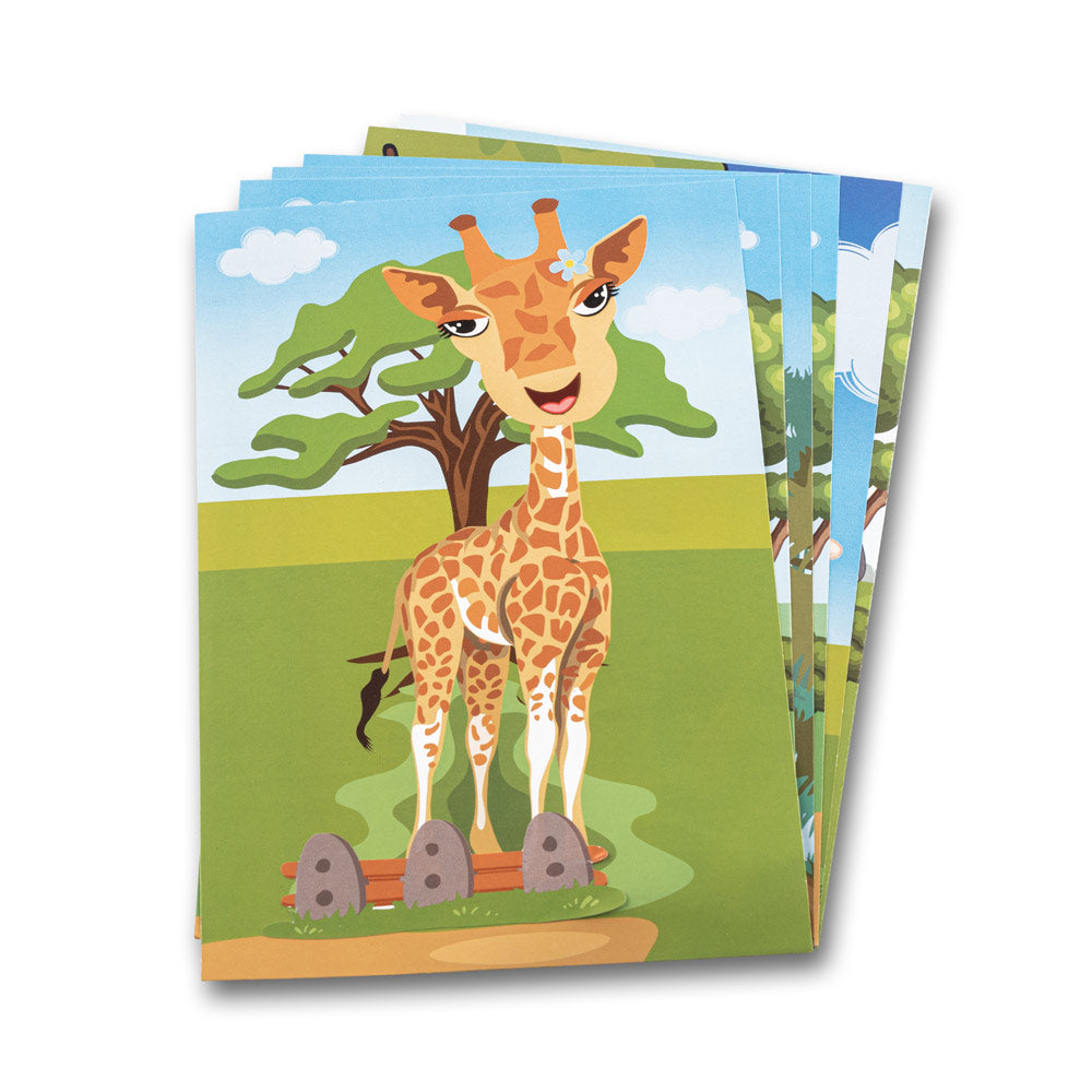 Madagascar. Sticker Set With Six Sheets