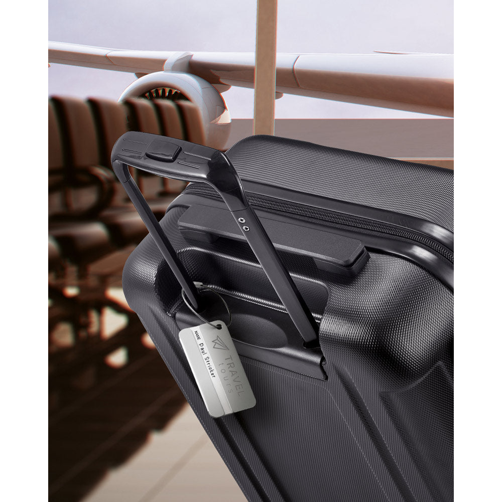 Emil. Aluminium Luggage Tag