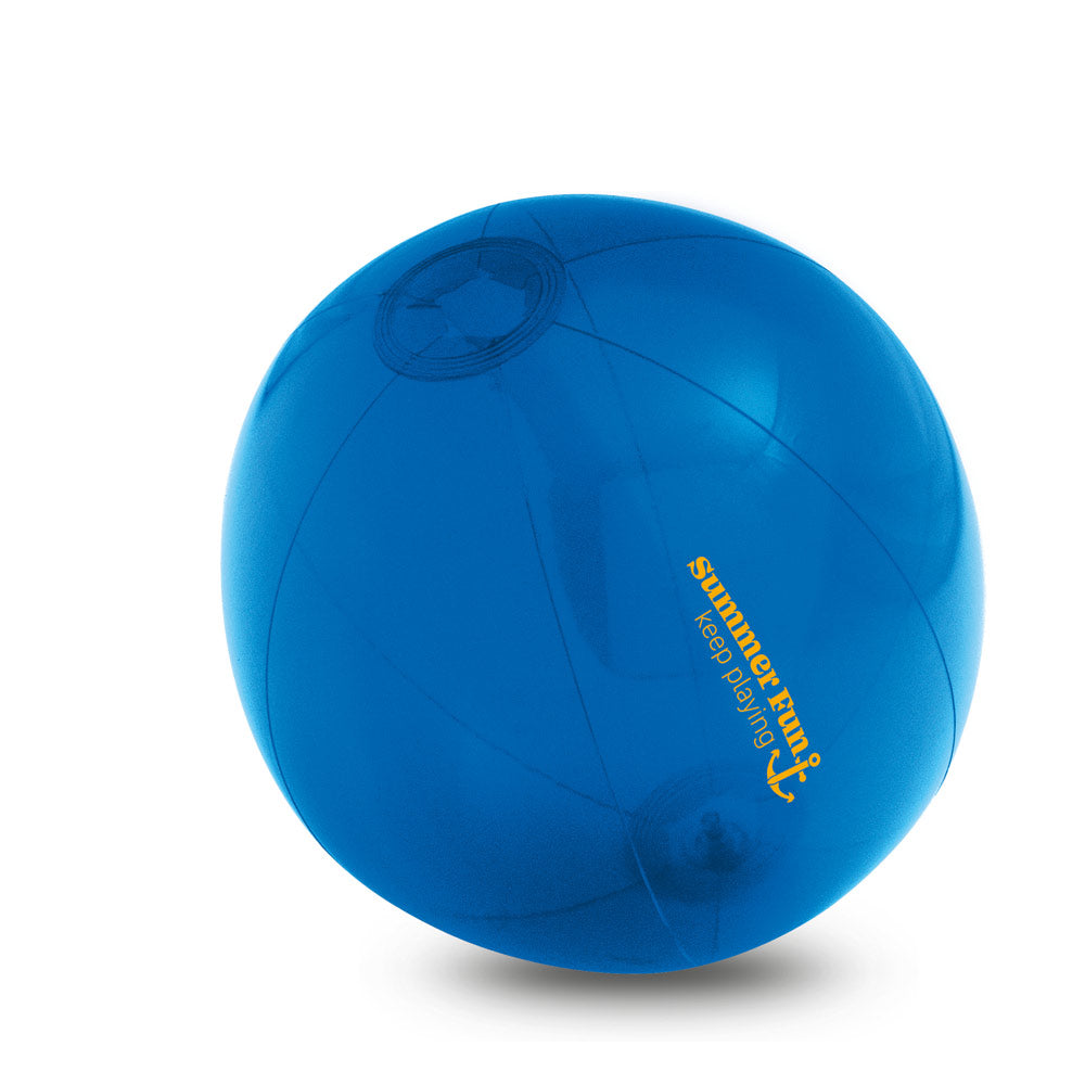 Peconic. Inflatable Beach Ball In Translucent Pvc
