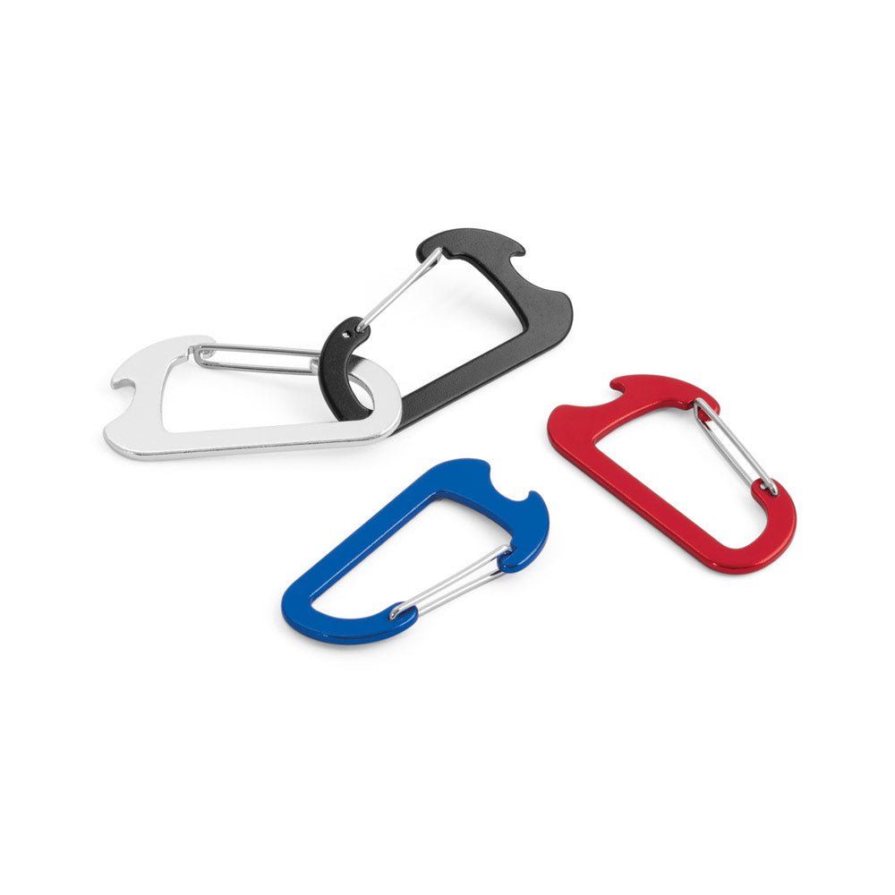 Close. Carabiner With Aluminium Capsule Opener