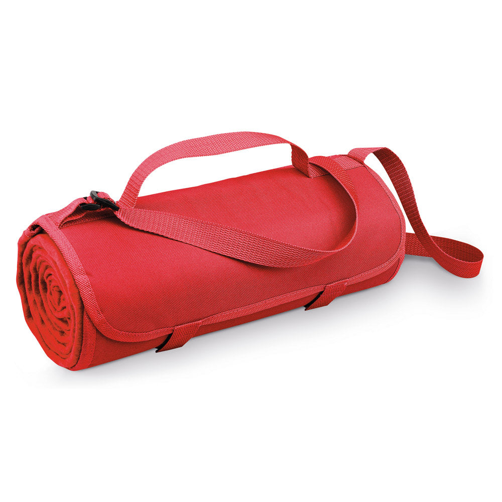Fleece. Fleece Blanket With Handle And Strap (160 G/M²)