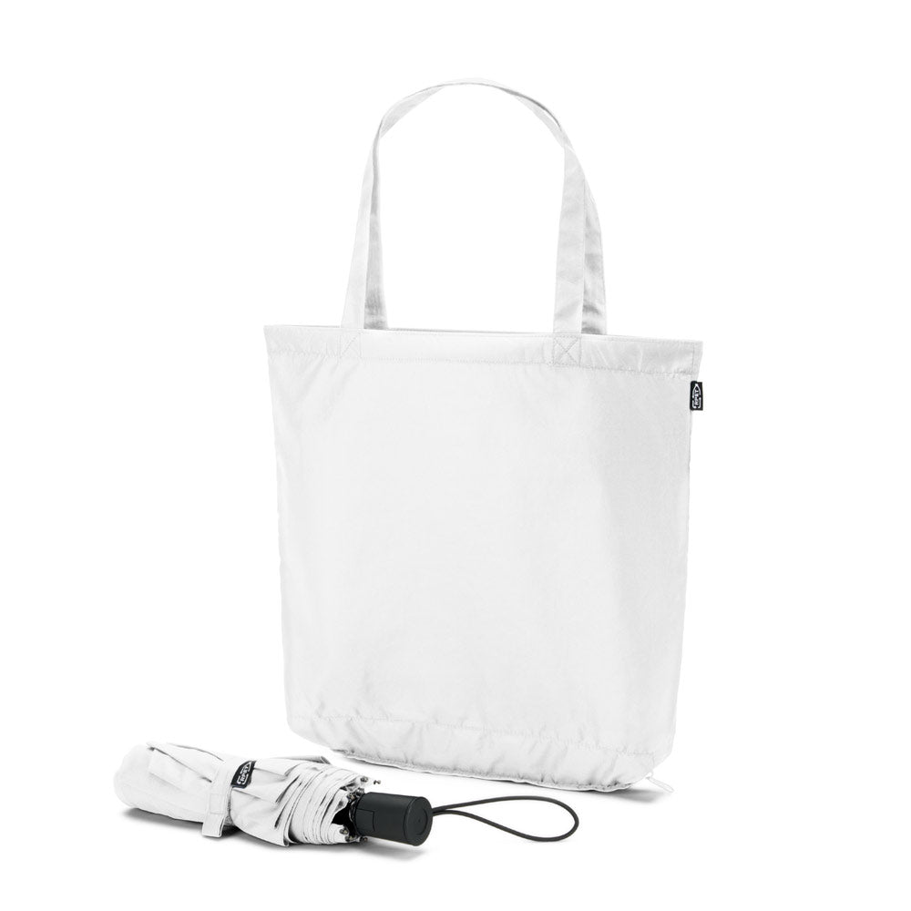 Skylar. 2-In-1 Umbrella With Recycled Polyester Shopping Bag Included