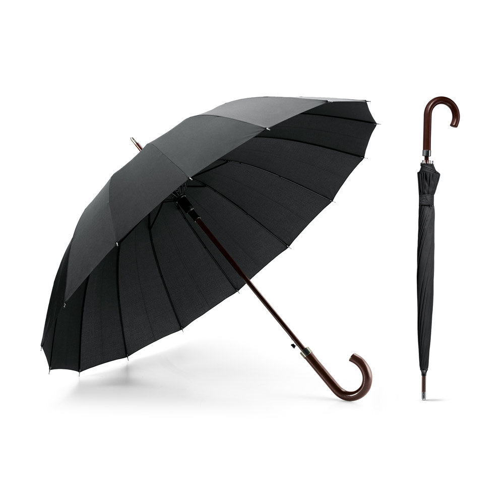 Hedi. 16 Rib Automatic Opening Umbrella In 190T Pongee With Automatic Opening