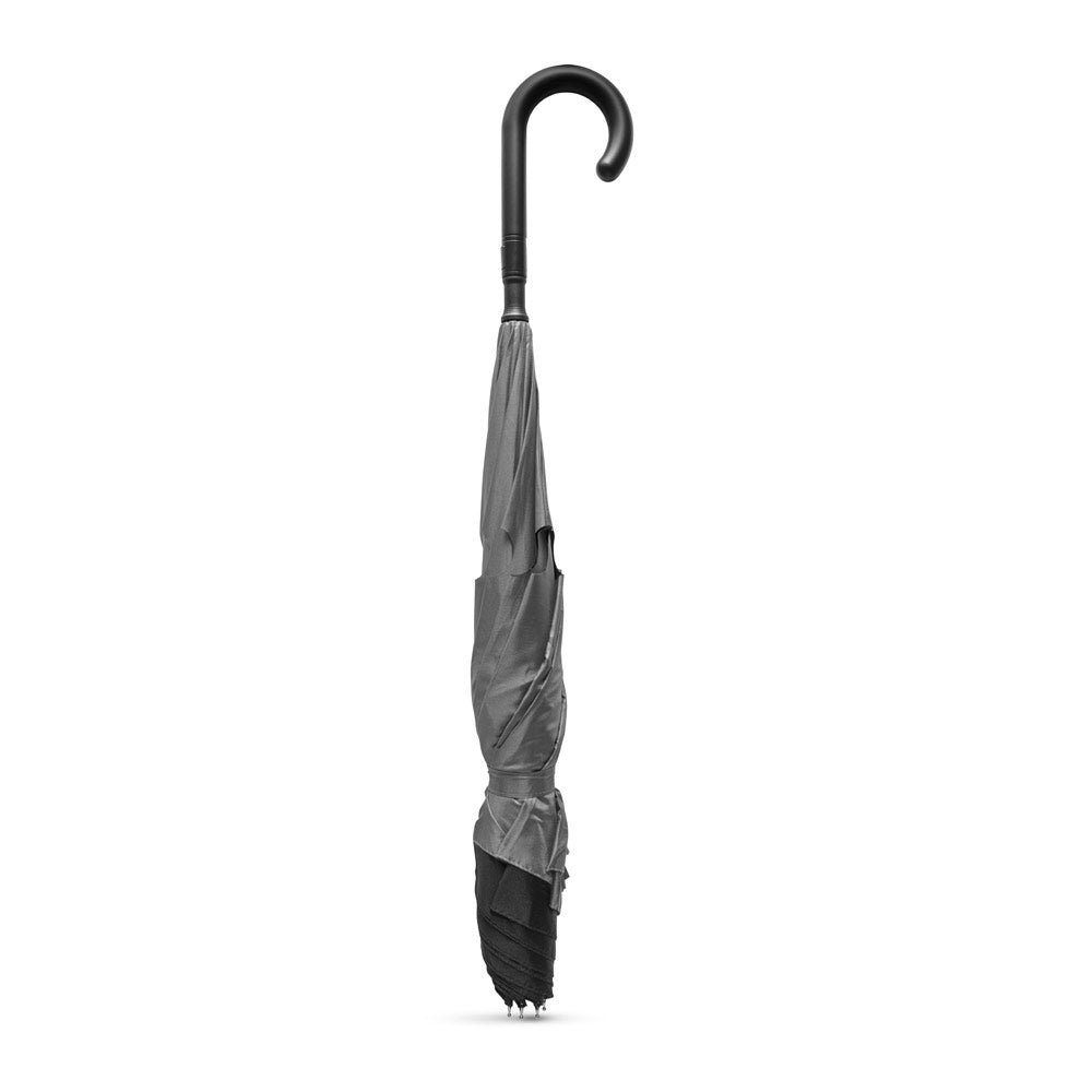 Angela. 190T Pongee Reversible Folding Umbrella