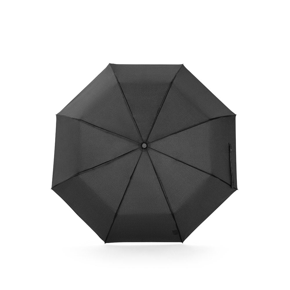 Aiden. 21" Umbrella In Recycled Polyester (100% Rpet) Pongee 190T, Foldable In 3 Sections
