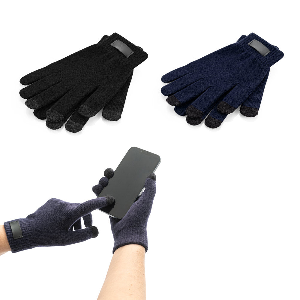 Burrow. Gloves Made From Recycled Polyester (100% Rpet), With Touch Tips