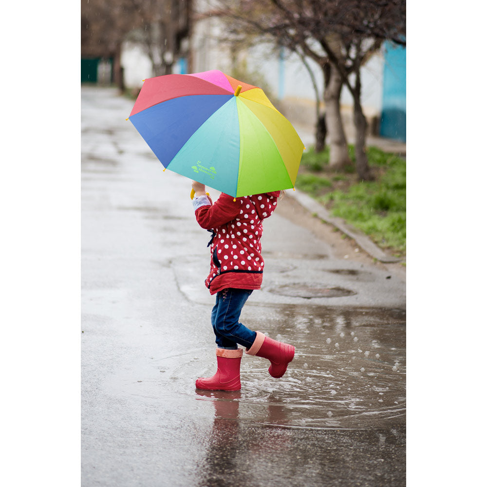 Olivia. 19" Kids Colorful Umbrella In 190T Polyester