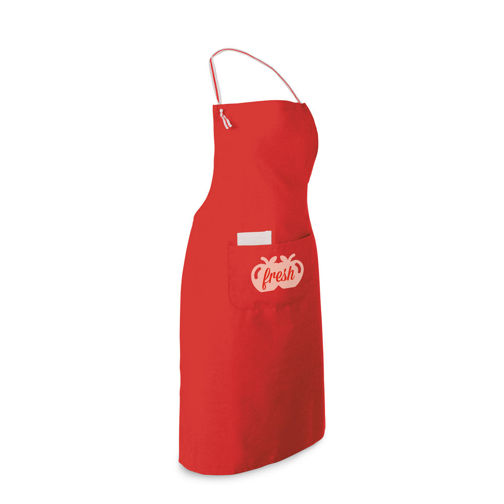 Chives. Apron In Cotton And Polyester (150 G/M²)