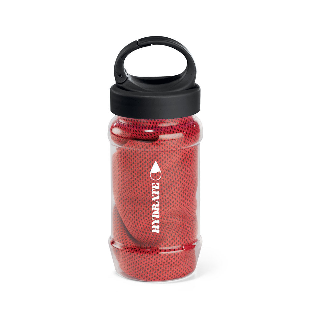 Artx Plus. Set With A Pp And Pet Bottle And A Polyamide And Polyester Sports Towel