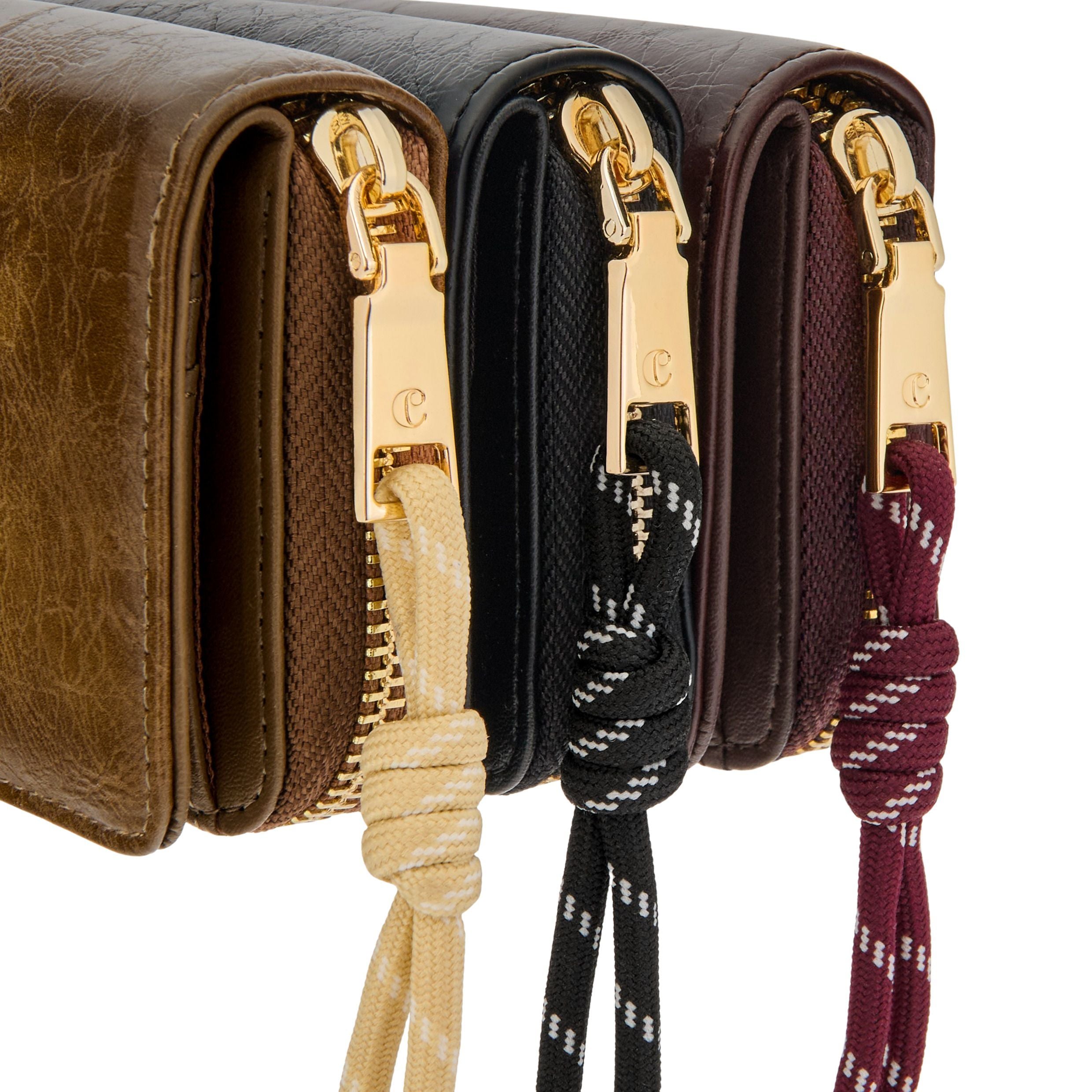 Card Wallet With Flap Philomène Black