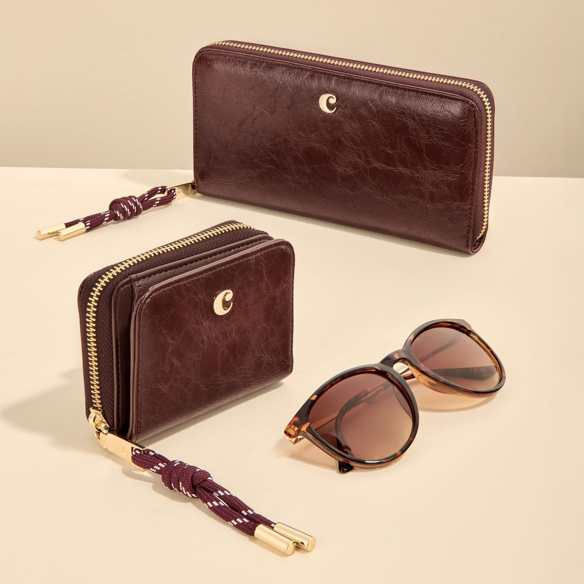 Card Wallet With Flap Philomène Black