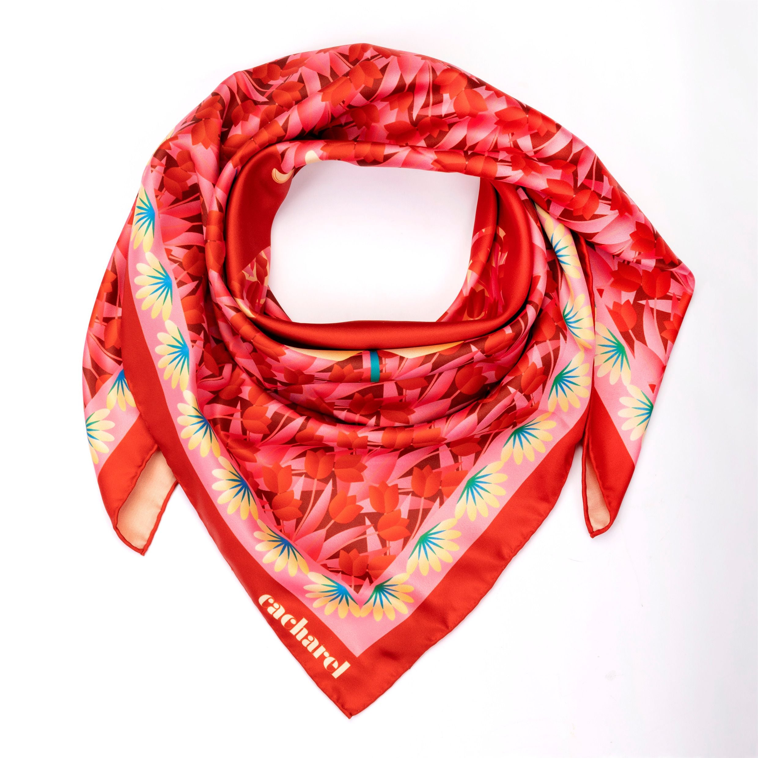 Scarf Albane Red
