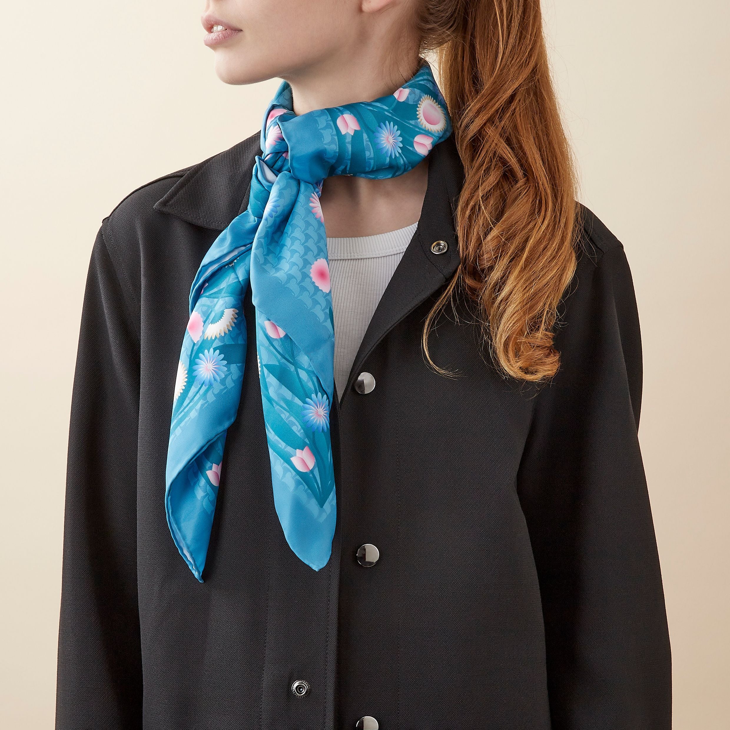 Scarf Astrid White