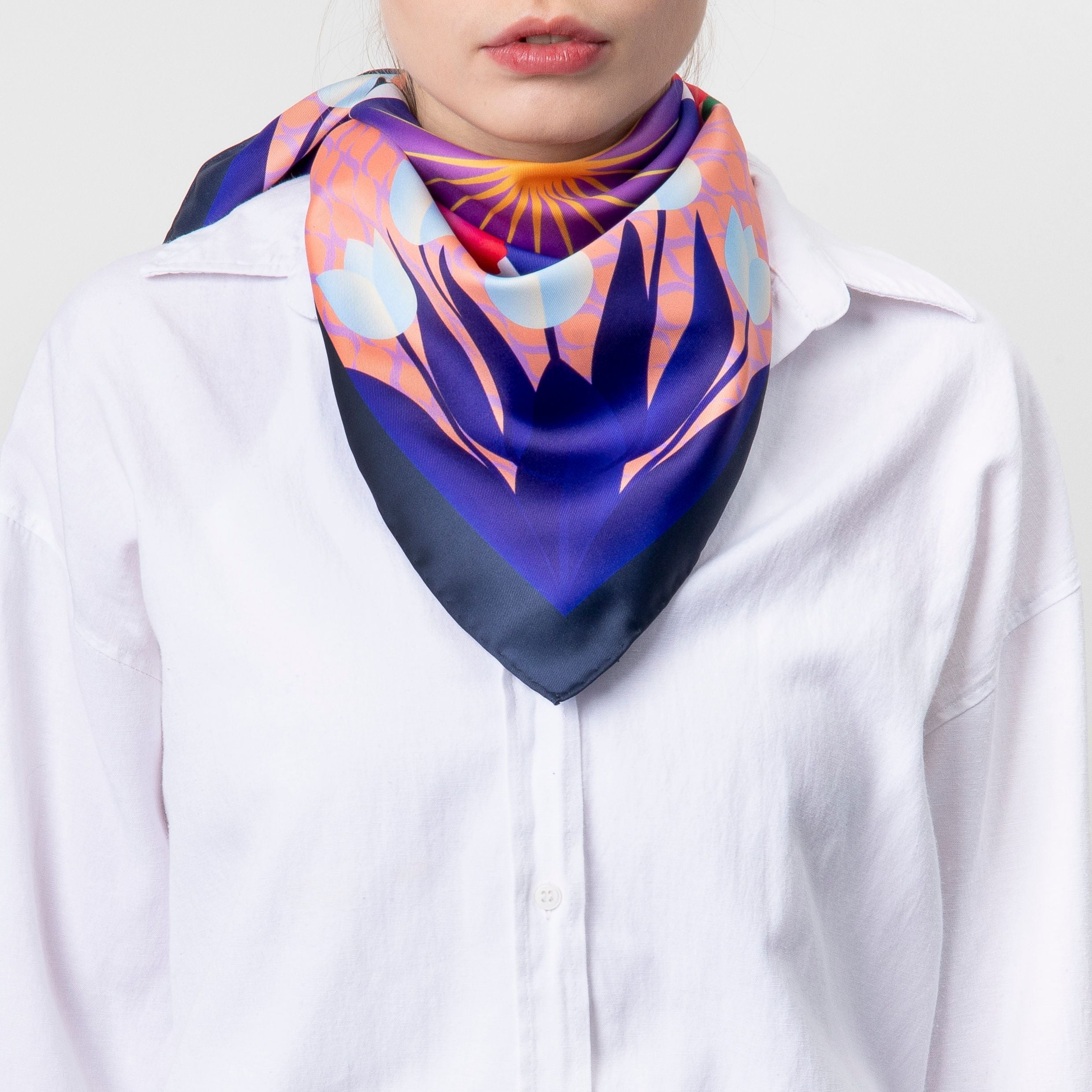 Scarf Alix Light Blue