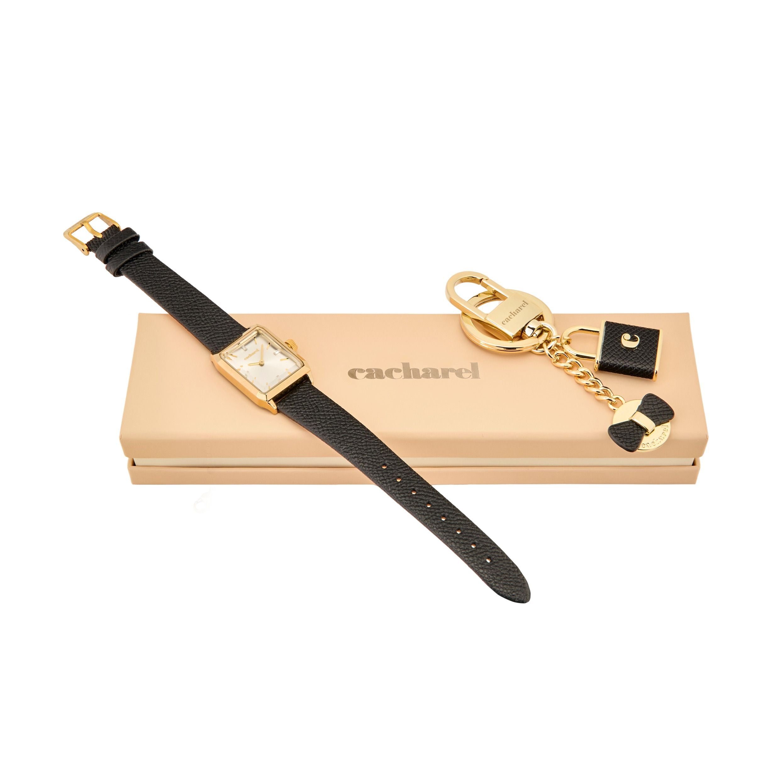 Set Séraphine Black (Key Ring & Watch)