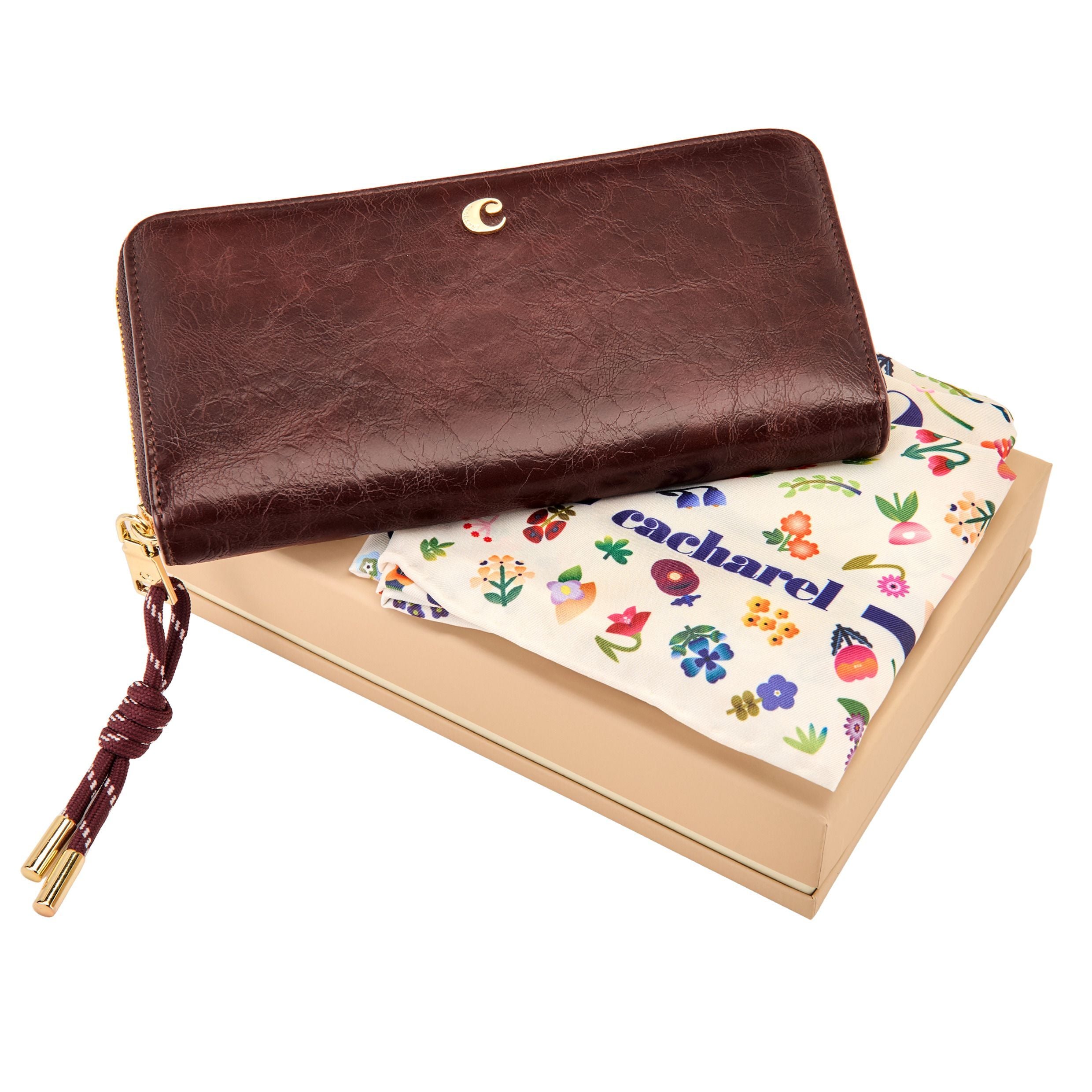 Set Cacharel Black (Travel Purse & Scarf)
