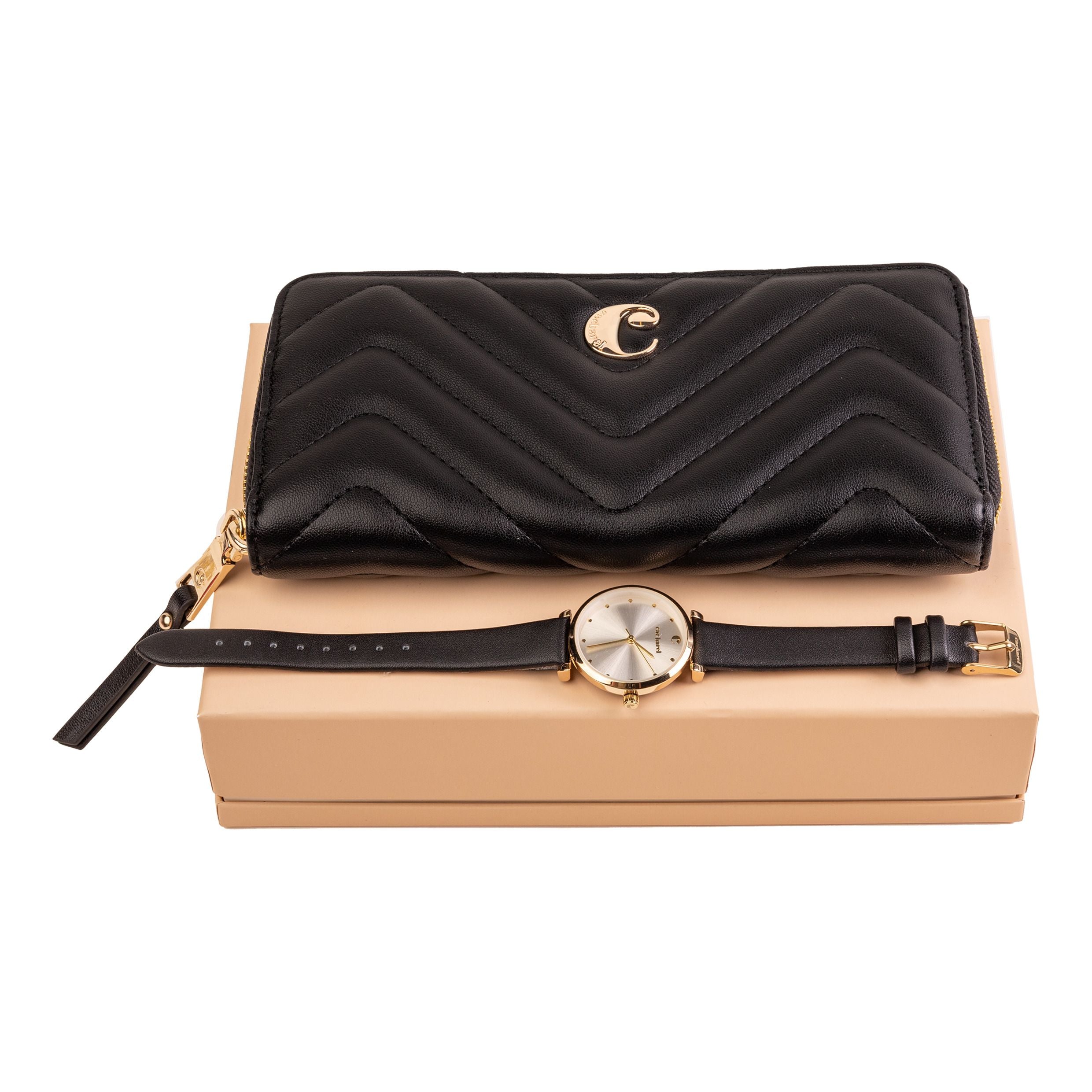Set Odeon Black (Travel Purse & Watch)