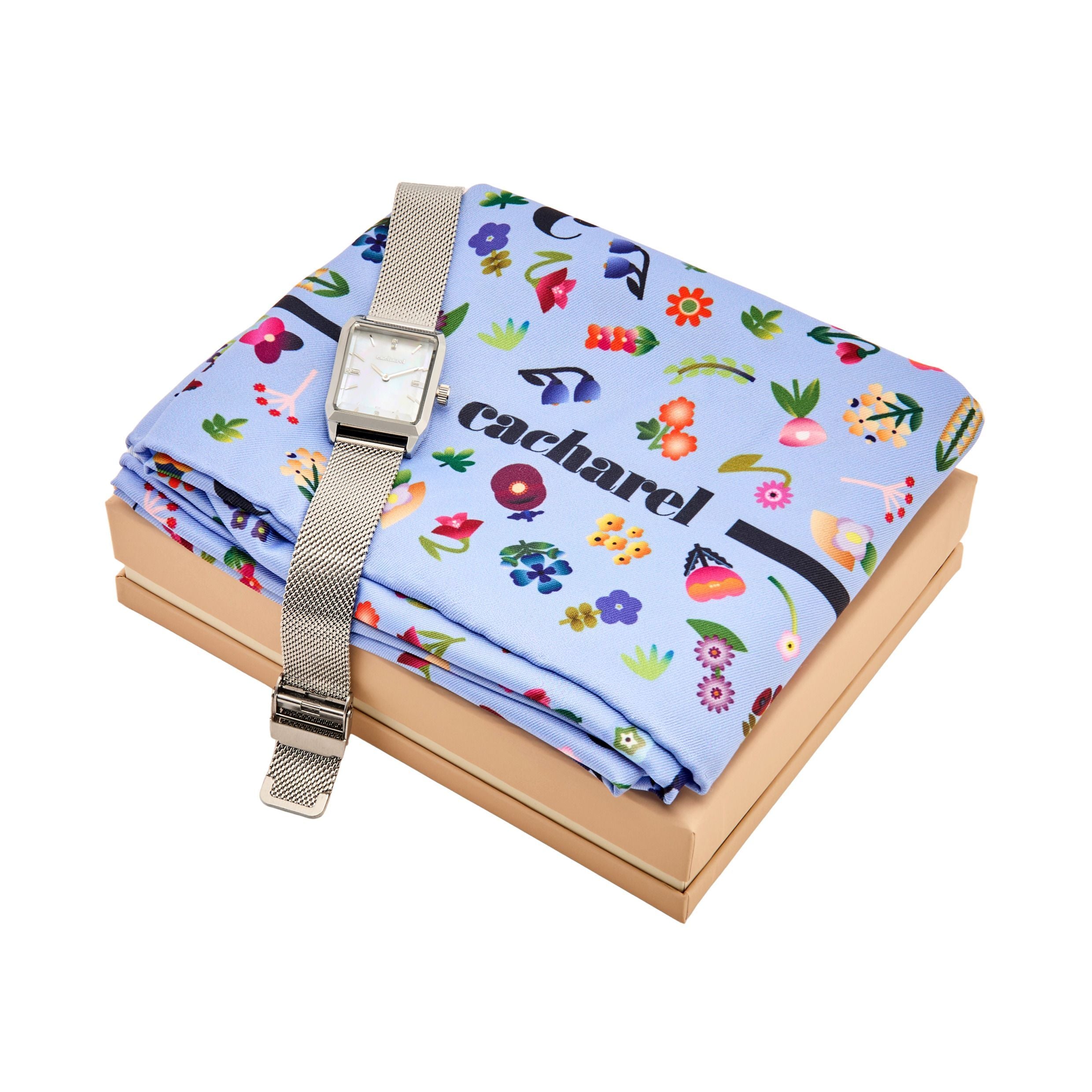 Set Séraphine Black (Watch & Scarf)