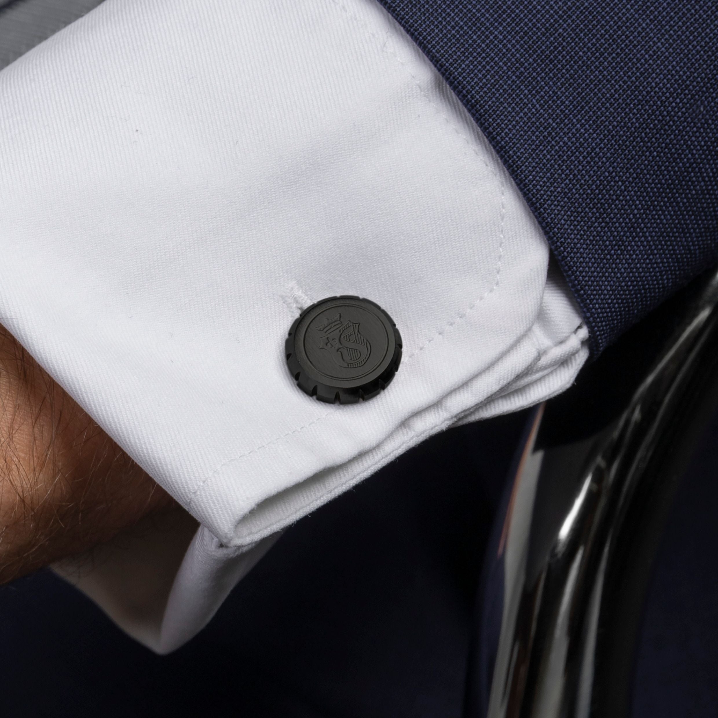Cufflinks Chronobike Matt Black