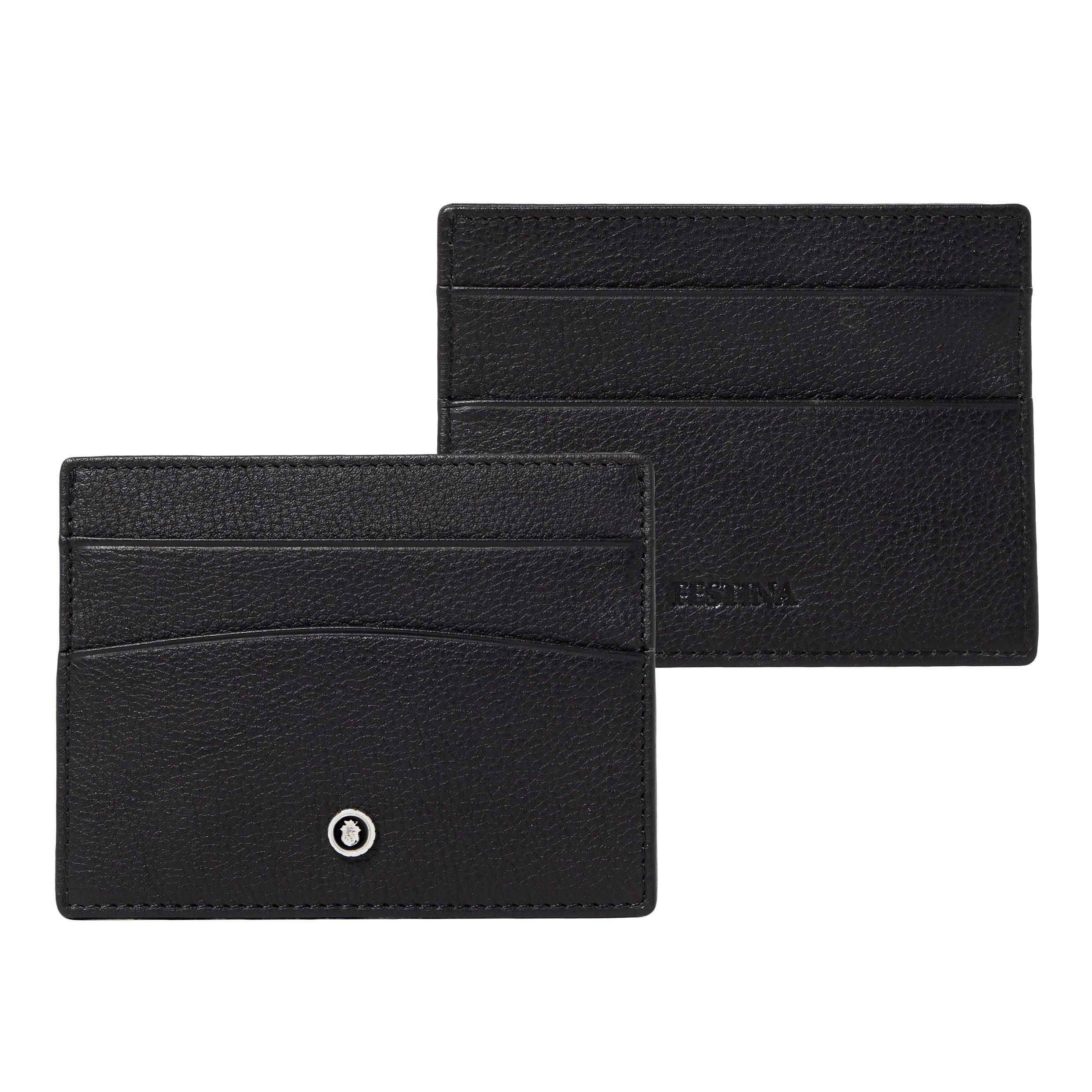 Card Holder Button Black