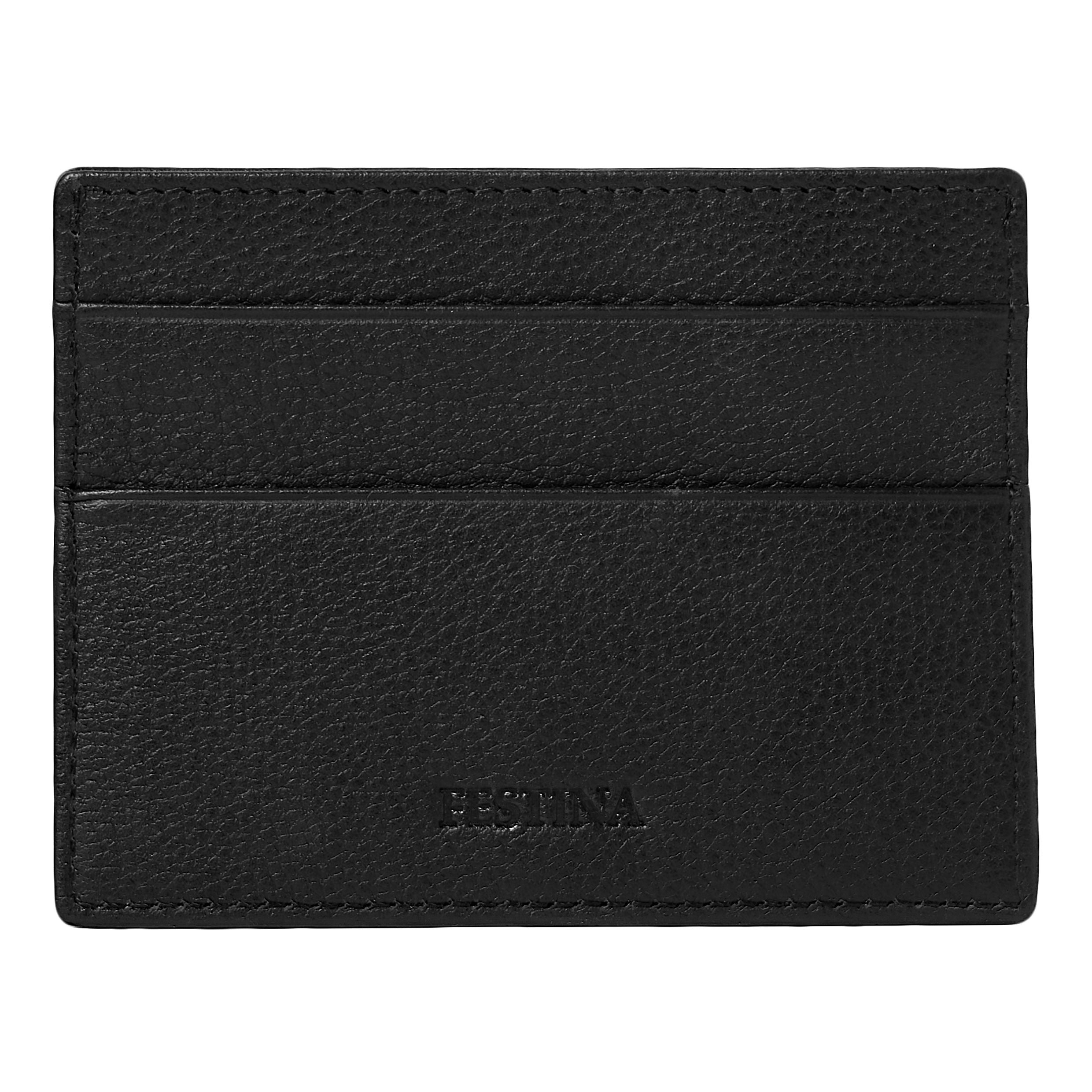 Card Holder Button Black
