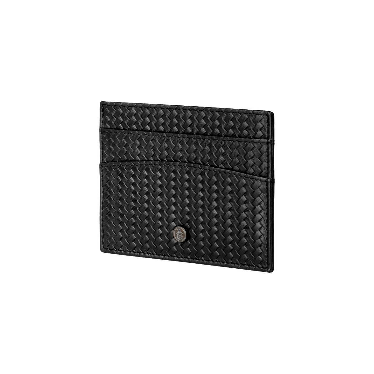 Card Holder Interlace Black