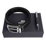 Set Festina Black (Ballpoint Pen & Belt)