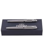 Set Classicals Chrome White (Ballpoint Pen & Fountain Pen)