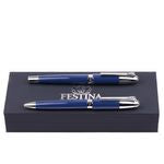 Set Classicals Chrome White (Ballpoint Pen & Fountain Pen)