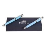 Set Classicals Chrome White (Ballpoint Pen & Fountain Pen)