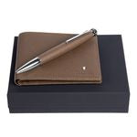 Set Chronobike Camel (Ballpoint Pen & Wallet)