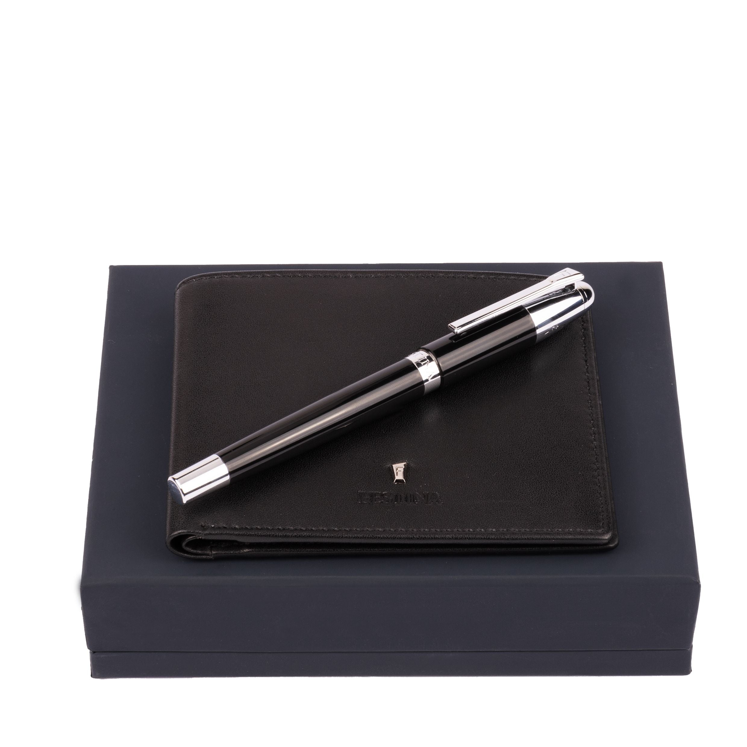 Set Festina Black (Rollerball Pen & Wallet)